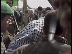 Gaza - Arafat Warns Of Crackdown News Clip
