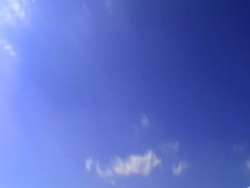 Clouds fly by at high speed (timelapse) (NTSC) Stock Footage