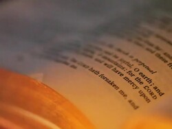 The Words of God Stock Footage