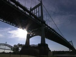 Wards Island Bridge Stock Footage