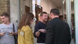 Dermot O'Leary, Meg Mathews, Siobhan Fahey at Love is Like a Butterfly - Wildcat Will on 7th July 2015 in London, England. Stock Footage