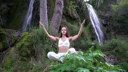 Become One With Nature Stock Footage