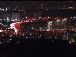 Caracas City Skyline Nightshots News Clip