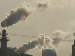 Air Pollution Stock Footage