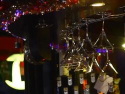 party lights disco ball Stock Footage