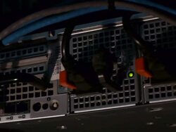 TV equipment room,Connection panel. Stock Footage