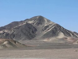 WS View of desert mountains / South Of Peru, Nazca, Peru Stock Footage