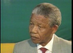 Nelson Mandela - 1990 Interview News Clip