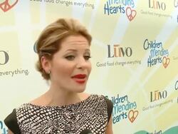 INTERVIEW - Candace Cameron Bure on being a part of the afternoon at Children Mending Hearts 6th Annual Fundraiser "Empathy Rocks: A Spring Into Summer Bash" Stock Footage