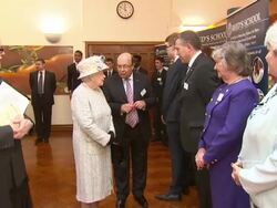 The Queen Meeting Guests At School Event News Clip