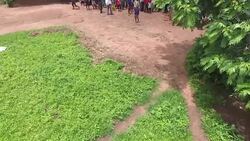 Drone aerials of a traditional fertility dance News Clip