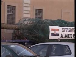 VOICER Man crashes car into St. Peter's Square barricades News Clip