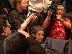 ATMOSPHERE: David Haye vs Dereck Chisora: Press Conference on July 11, 2012 in London, England (Footage by WireImage Video/Getty Images) Stock Footage