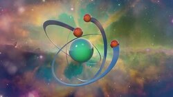 atom space Stock Footage