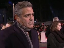 The Monuments Men - George Clooney Soundbite News Clip