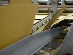 Box production in the factory Stock Footage