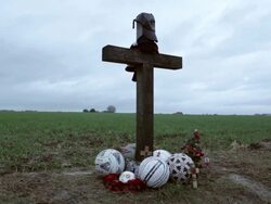 SHADOWS OF WAR: Christmas Truce Football Game Stock Footage