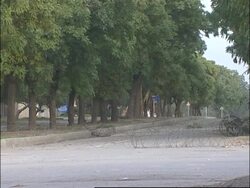 Firing around Red Mosque, Pakistani army APC News Clip