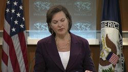 US State Department briefing on release of Iranian hostages held by Syrian rebels News Clip