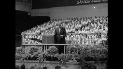 CAN786 EVANGELIST BILLY GRAHAM OPENS GREATER LONDON CRUSADE BEFORE AUDIENCE OF OVER 18,000 News Clip