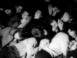 Beatlemania in London Stock Footage