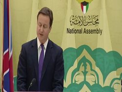 David Cameron Kuwait visit News Clip