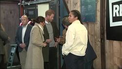 Prince Harry and Meghan Markle visit Reprezent community radio station in Brixton News Clip