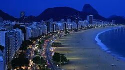 Rio De Janeiro, Brazil: Copacabana Stock Footage