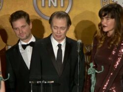 SPEECH: Steve Buscemi at the 17th Annual Screen Actors Guild Awards - Press Room at Los Angeles CA. (Footage by WireImage Video/GettyImages) Stock Footage