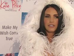 INTERVIEW - Katie Price on the rumours about her and Kieran Hayler at Katie Price photocall and interview Stock Footage