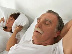 HD: Bedtime Snoring Stock Footage