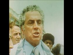 SYND 10 7 75 DEMONSTRATION AGAINST ARMS FOR TURKEY News Clip