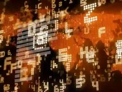 World Trade and Stock Market Data Stock Footage