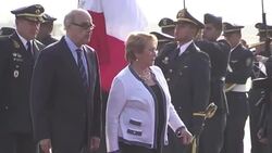 CLEAN : Chile's Bachelet arrives in Peru for binational meeting News Clip