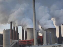 Coal Power plant Stock Footage