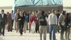 CLEAN : Cameron visits Syrian refugees News Clip