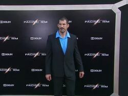 Robert Maillet at Pacific Rim Los Angeles Premiere on 7/92013 in Hollywood, CA. (Footage by WireImage Video/Getty Images Entertainment Video) Stock Footage
