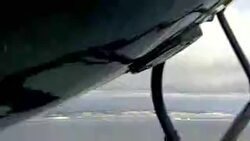 Aerials of stricken cargo ship in channel News Clip