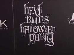 Heidi Klum's 9th Annual Halloween Party Stock Footage