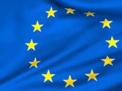 Perfect loop: EU Flag Stock Footage