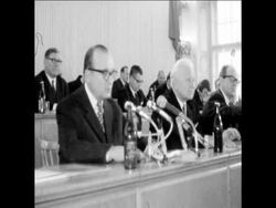 SYND29/01/71 PARTY LEADER HUSAK MAKES A SPEECH TO THE COMMUNIST PARTY Instructional Video