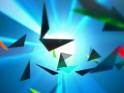 Loop: abstract triangle background Stock Footage