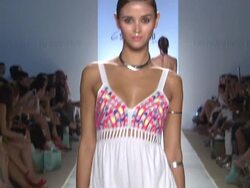 Models walk the runway at 6 Shore Road by Pooja - Mercedes-Benz Fashion Week Swim 2015 Stock Footage