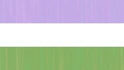 Genderqueer pride flag Stock Footage