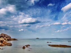 Pacific seascape Stock Footage
