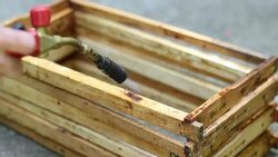 Disinfection of frames for the bees Stock Footage