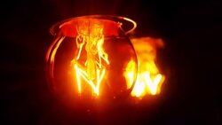 The filaments inside light bulbs flicker. Stock Footage