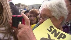 General Election 2015 - Nicola Sturgeon & SNP Launch New Poster News Clip