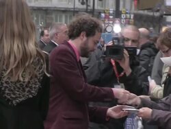 Drake Doremus at the Like Crazy UK Premiere: 55th BFI London Film Festival at London England. (Footage by WireImage Video/Getty Images Entertainment Video) Stock Footage