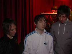 INTERVIEW: Tom Clarke, Andy Hopkins on the Olympics at The Enemy Interview at Borderline on April 18, 2012 in London, England.  Stock Footage